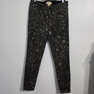 P#43‎ Democracy Ab Solution Pants Size 6 Animal Print High Rise Skinny